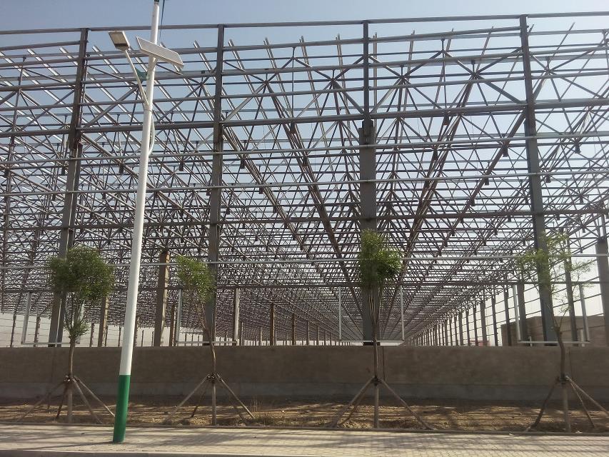 德令哈汽车工业厂房网架